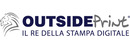 Logo Outsideprint per recensioni ed opinioni di negozi online di Ufficio, Hobby & Feste