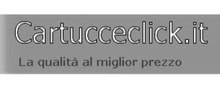 Logo Cartucceclick per recensioni ed opinioni di negozi online di Elettronica