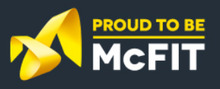 Logo McFit per recensioni ed opinioni di servizi di prodotti per la dieta e la salute